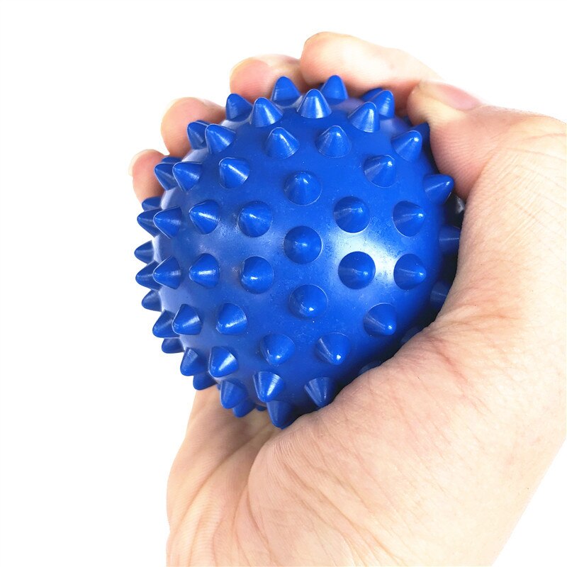 Holdbar pvc spiky hånd massage bold trigger point sport fitness hånd fod smerte lindring fitness bolde udstyr yoga bold