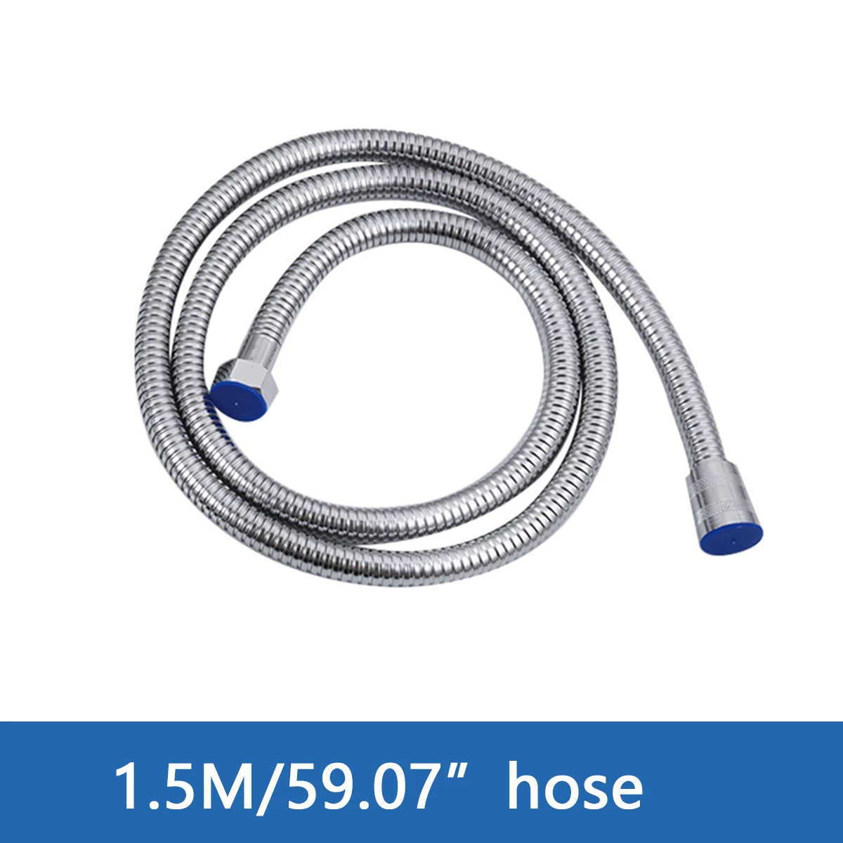 Shower Slide Bar Combo Hand Held Shower Head Holder Wall Mount ABS Chrome Plated Shower Sliding Bar Set: 1.5M Hose
