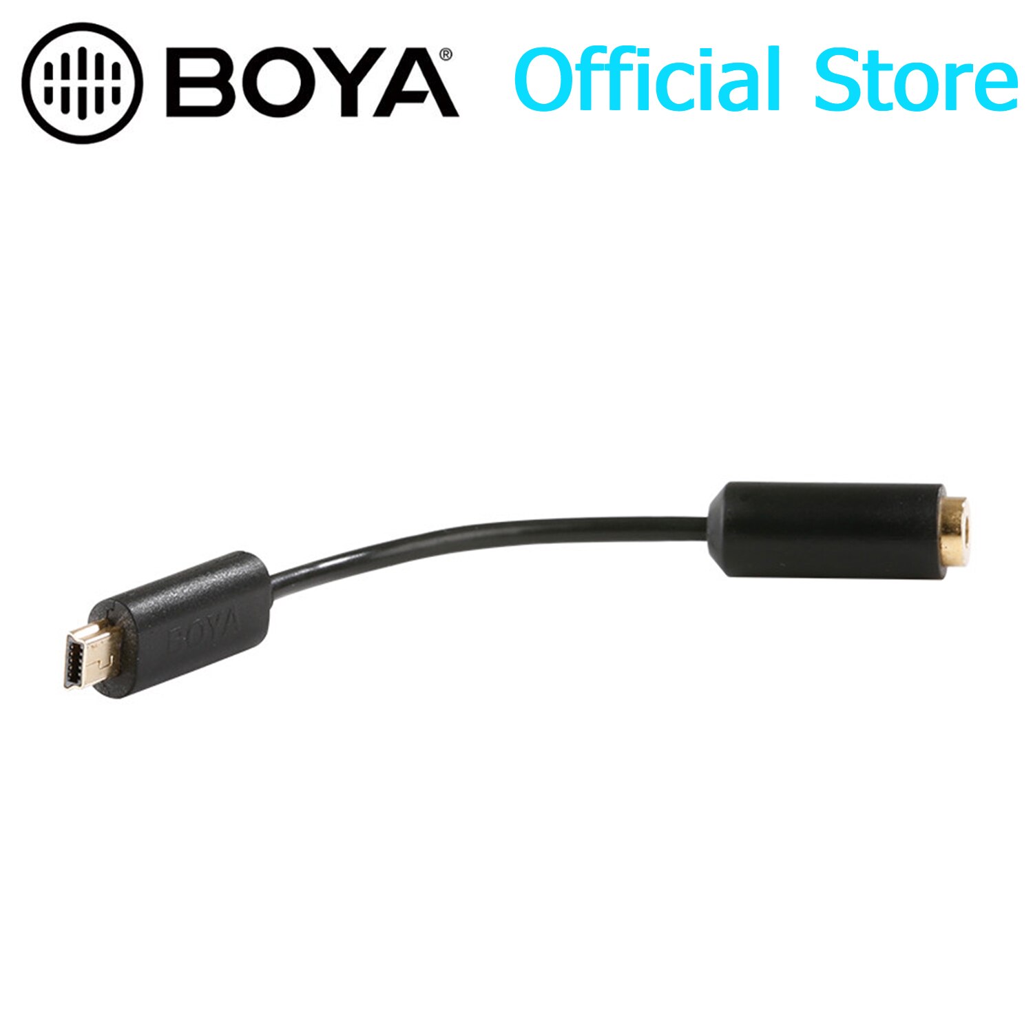 BOYA-Cable Convertidor para cámara GoPro Hero 3 y 4, adaptador BY-GOC DSLR de 3,5mm