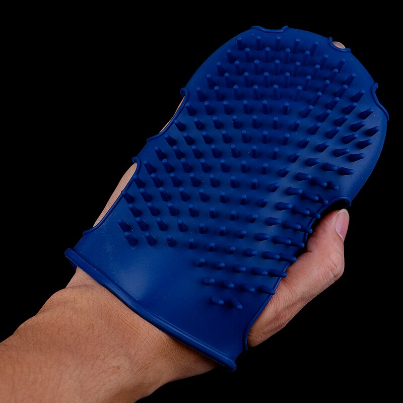 1 stk blød silikonebody massage brushexfolierende handsker til bad skrubbe handsker til afskalning krop badebørste