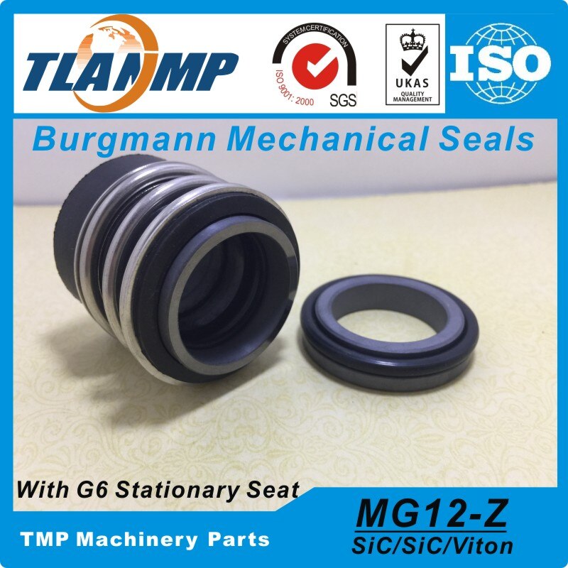 MG12/40-Z ( MG12-40/G6) Burgmann Rubber Bellow Mechanical Seals| MG12/40-G6 with G6 Stationary Seat