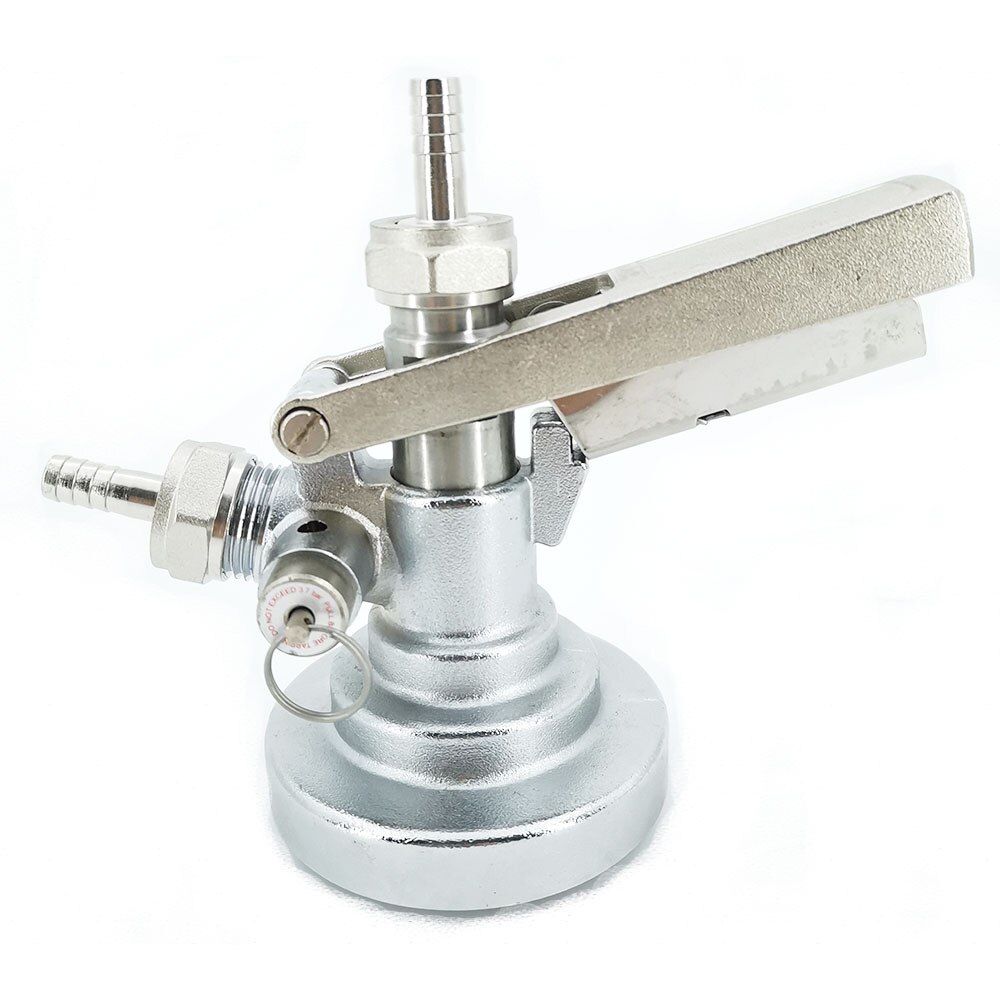 F type beer coupler, keykeg coupler