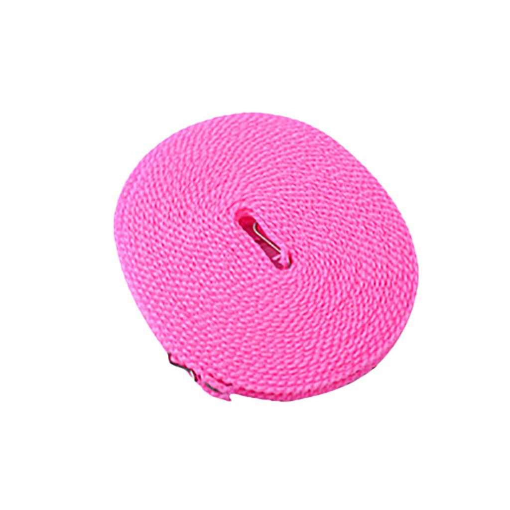 8m Clotheslines Outdoor Travel Business Clothesline Laundry Non-slip Washing Clothes Line Rope Nylon Hanging Rope: Pink
