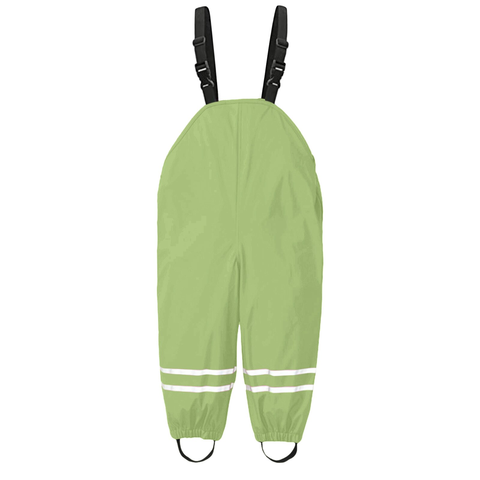 Mono de lluvia para niños Y niñas de 1 a 8 años, mono impermeable a prueba de viento, ropa de barro, pantalones, conjuntos: Green  / 6-8 Y