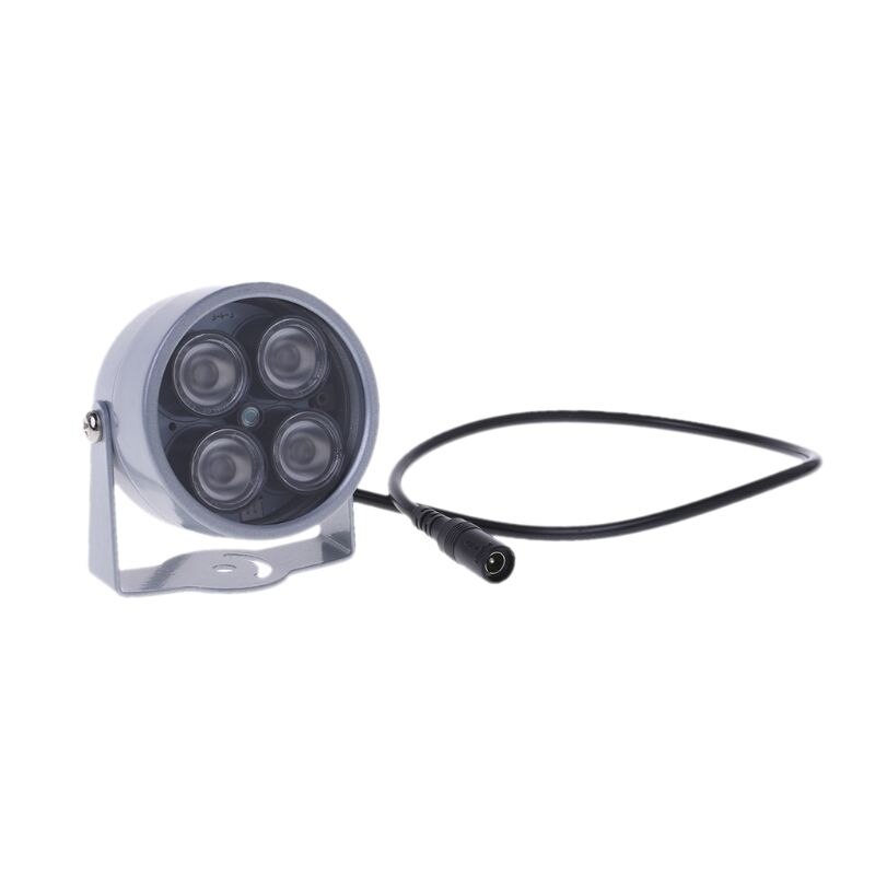 4 Led Infrarood Night Vision Ir Light Illuminator Lamp Voor Ip Cctv Ccd Camera