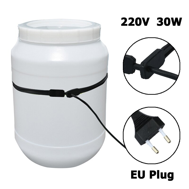 Ceinture de chauffage de Fermentation de ceinture de bière de brassage à la maison pour le vin de bière spiritueux seau de fermenteur en plastique 30W accessoires de prise de l'ue brassage de bière