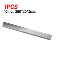 1PC 6/8/10/12inch Planer Blade High Speed Steel Blades For Wood Accurate Cutting Wood Line Machine Surface Planers: 250mm