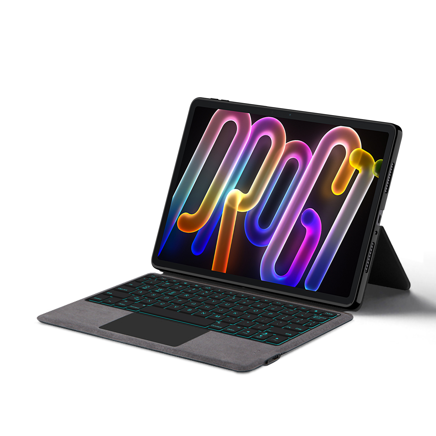 Funda con teclado para Lenovo Xiaoxin Pad Pro GT TB710FU 2025, funda para tableta de 11,1 pulgadas, funda para teclado inteligente mágico, retroiluminación con panel táctil