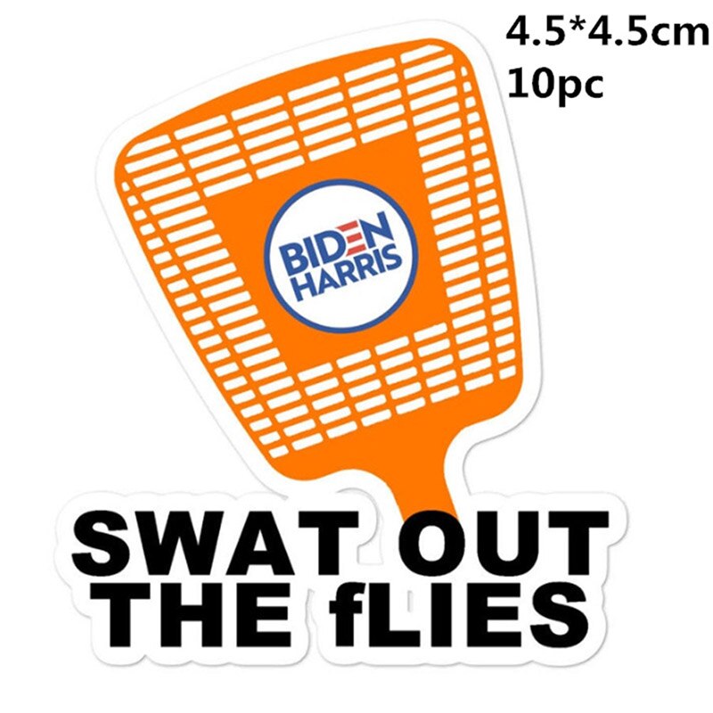 10Pcs Car Decal Cover Fly Killer Swatter Sticker Decal Decor Art Mural Home Decoration: P6