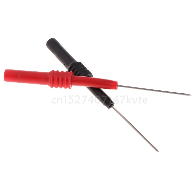 1 paar Meetsnoeren Pin L95mm flexibele Test Probe Tips 1mm Connector Multimeter Naald