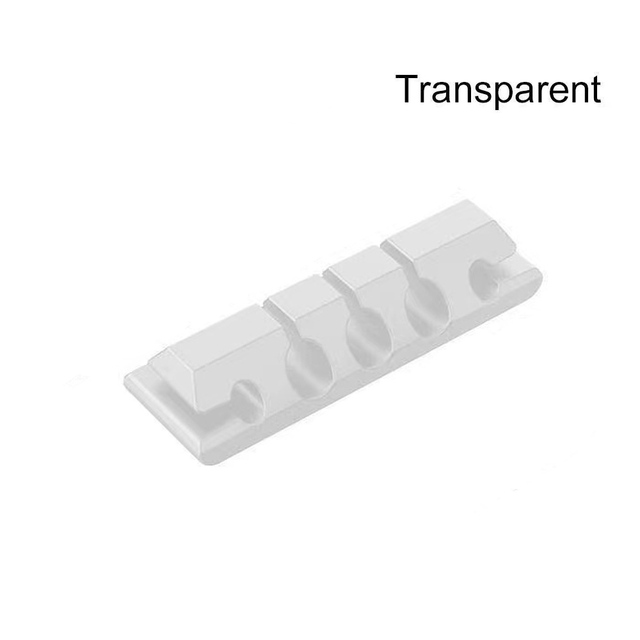 Silicone Cable Organizer USB Data Cable Winder Flexible Cable Management Cord Clips For Mouse Headphone Earphone Car Wire Holder: Silver
