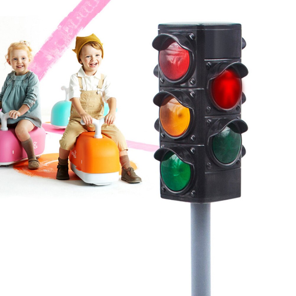 Simulatie Verkeersborden Light Veiligheid Crossing Road Speelgoed Vroege Jeugd Educatief Speelgoed Kinderen Leren Speelgoed #40