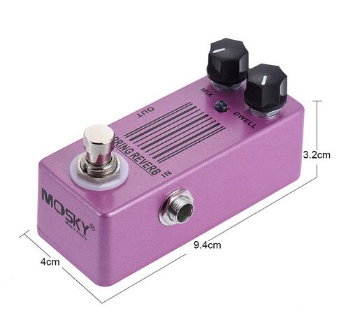 MOSKY Mini Spring Reverb Guitar Effect Pedal Reverb Pedal And True Bypass