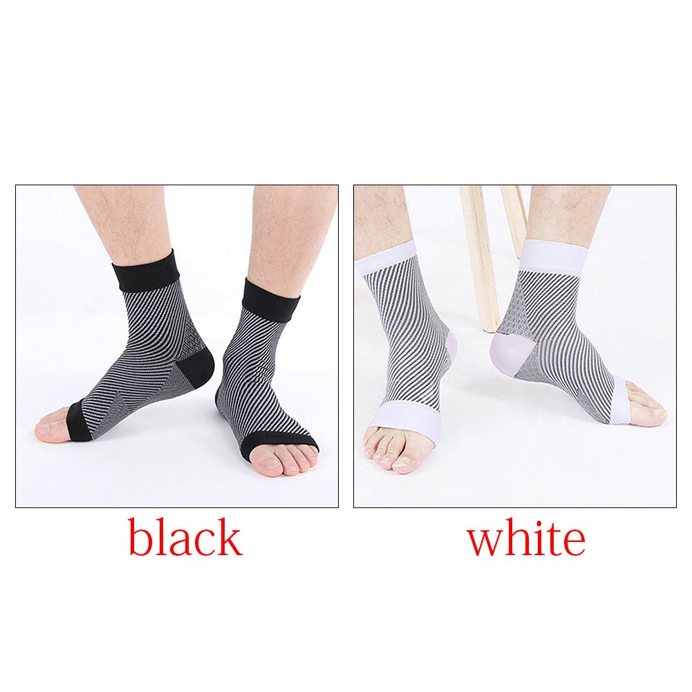 Unisex lindrer smerte sokker ankel smertelindring erme løpende kompresjon elastisk utendørs sport plantar fasciitt