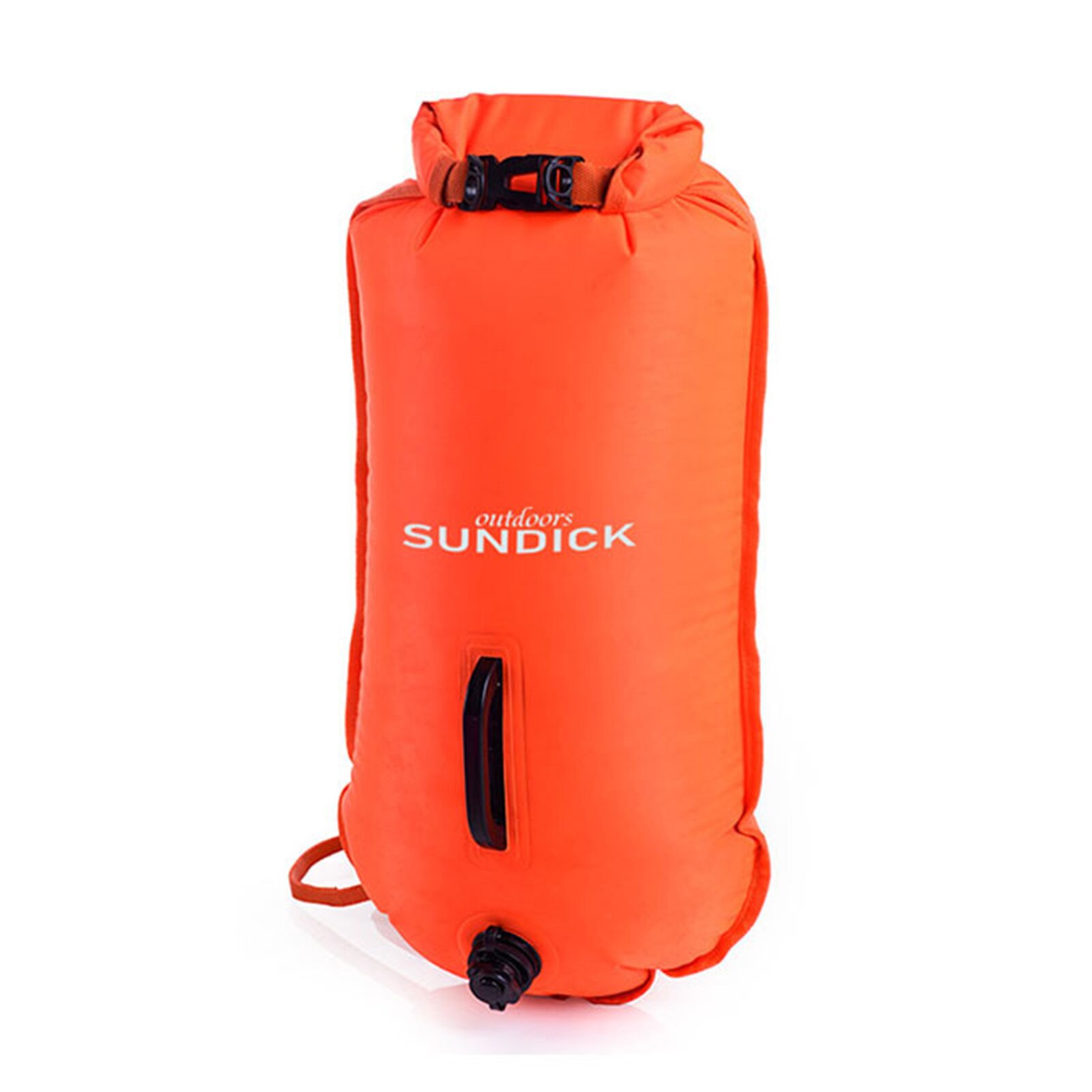 Zwemmen Boei Dry Bag Voor Zwemmers Waterdichte Zwemmen Opbergtas Drie-Layer Dubbele Airbag Zomer Zwembad Zwemmen boei: Orange
