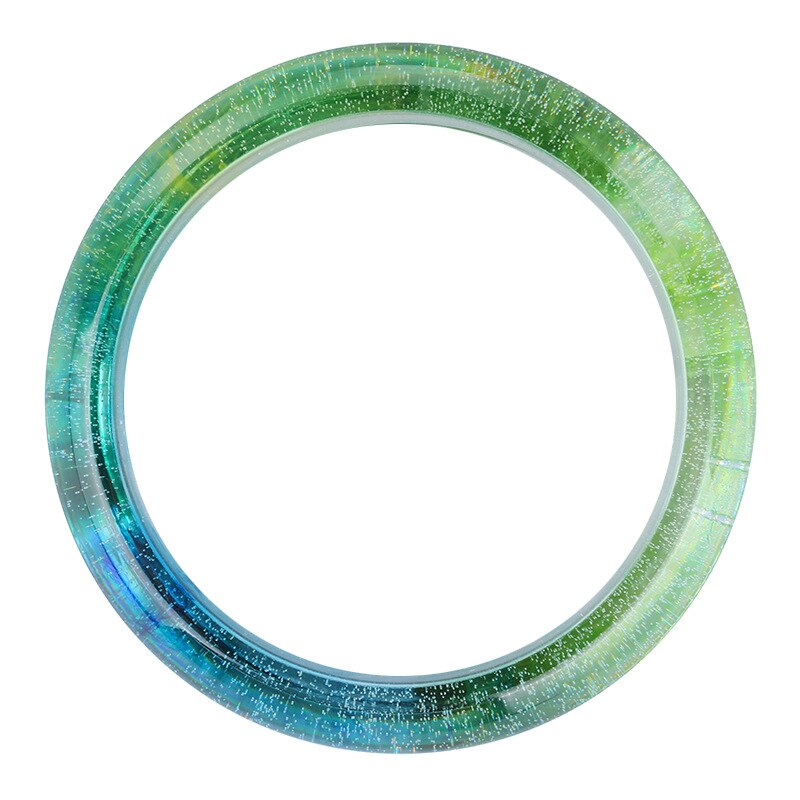 Molde de pulseira de convite de flores, transparente, de silicone redondo, molde para resina, flor real, faça você mesmo