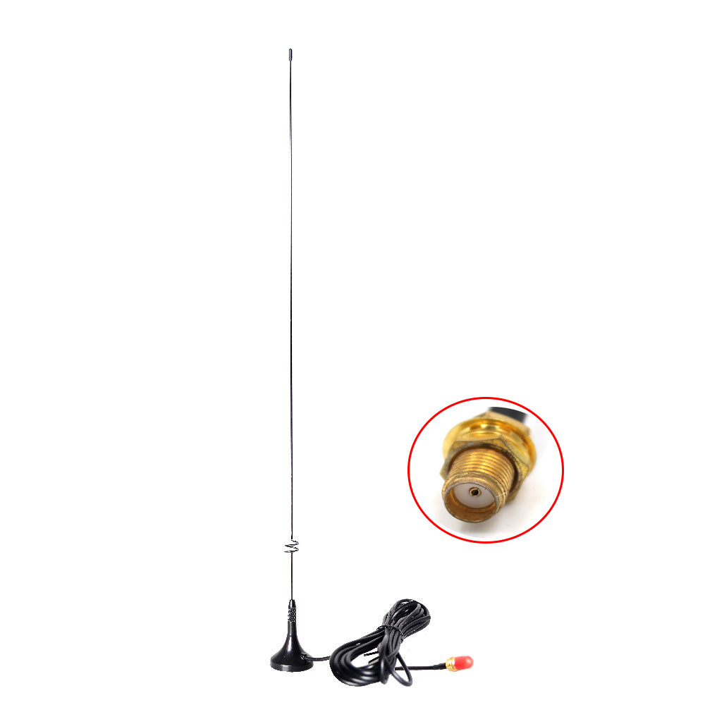 NAGOYA UT-108UV UT-108 Antenne Dual Band UHF VHF 144 MHz/430 MHz für Baofeng TYT WOUXUN HYT Zweiwegeradio: rot