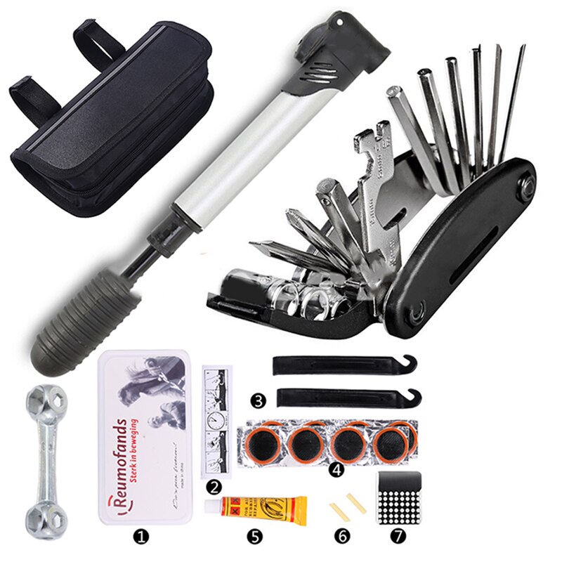 MTB Mountain cycle Portable socket multipurpose wrench bicycle multi tool Screwdriver Motorcycle bike allen fix Touring pocket