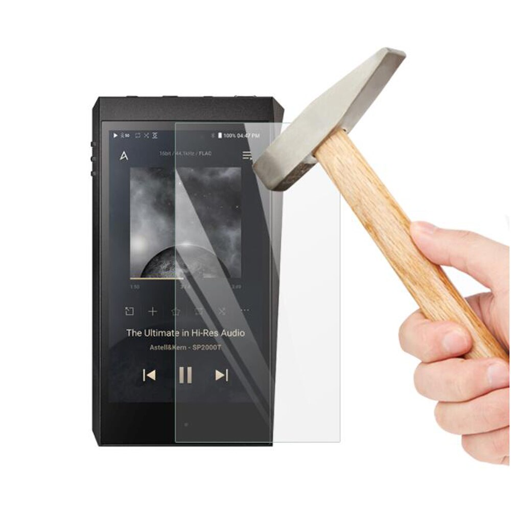 Soft Clear Crystal Tpu Beschermhoes Cover Voor Iriver Ak SP2000T Met Front Screen Protector Gehard Glas