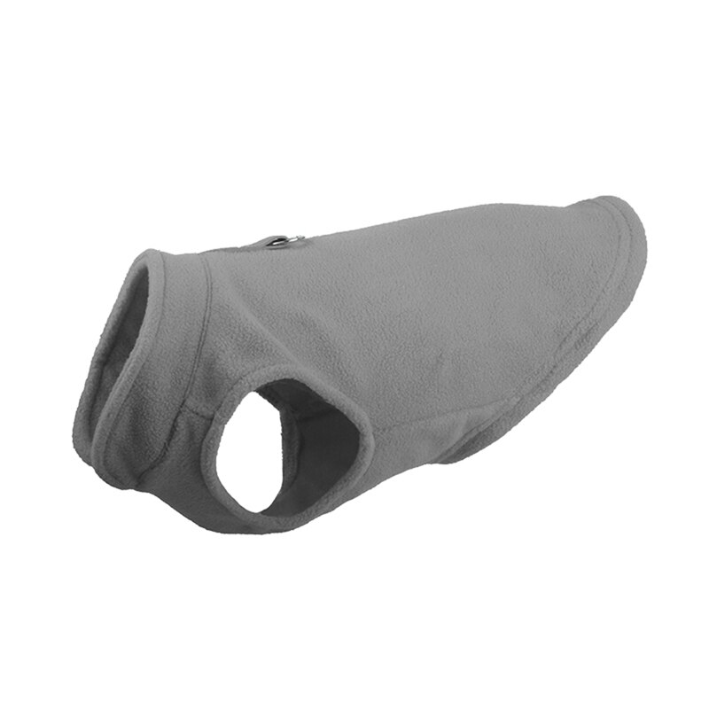 Winter Fleece Pet Kleding voor Honden Puppy Kleding Franse Bulldog Jas Pug Kostuums Jas Voor Kleine Honden Chihuahua Kerst: Grijs / S