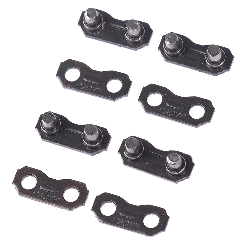10 pezzi motosega catena di giunzione maglie motosega catena falegname collegamento per 325 catena di giunzione motosega parti accessori per attrezzi da giardino