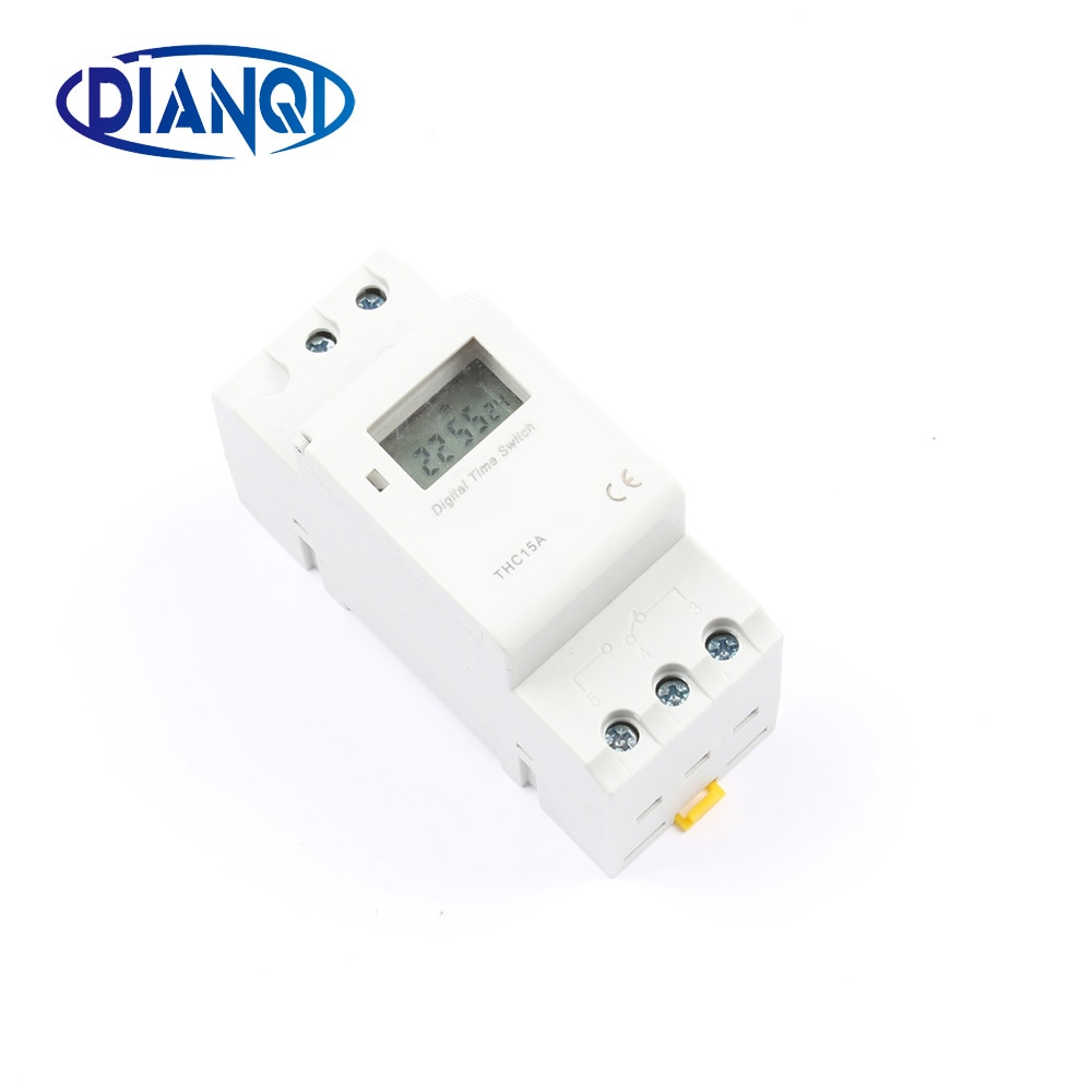 No Lock time switch Power Weekly Programme Electronic Timer Switch Digital TIMER 220V 110V 12V 24V Din Rail Mount tp8a16