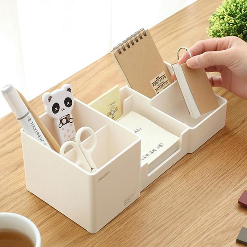 Stationery Holder Desk Accessories Rubber Feet Box Stationery Shop Penholder Office Supplies Stationery Items Desk Organizer