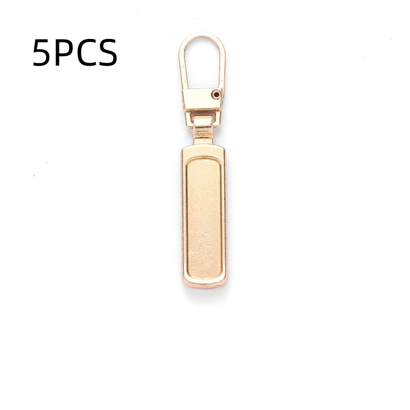 5 uds costura DIY cremallera desmontable cabeza cremallera tirar práctico bolso resistente bolso maleta mochila tienda