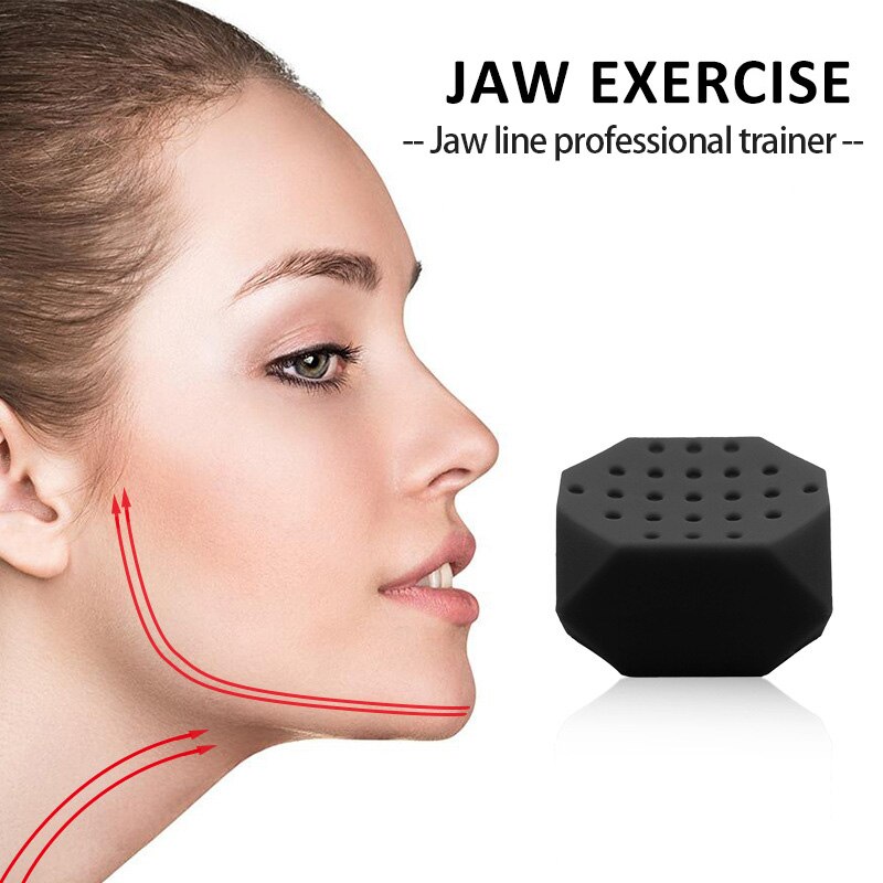 Food-Grade Silica Kaak Exerciser Gezicht Toning Trainer Oefening Bal Jawrsize Gezicht Chew Bal Gezicht Lift Workout Spier
