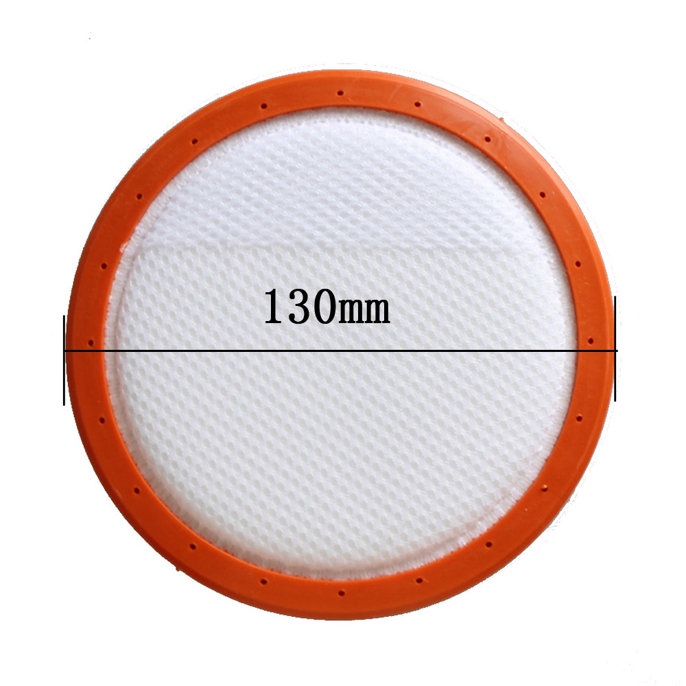 146 mm/130 mm waschbarer Staubsaugerfilter runder HV-Filter Baumwollfilterelemente HEPA für Midea C3-L148B C3-L143B VC14A1-VC