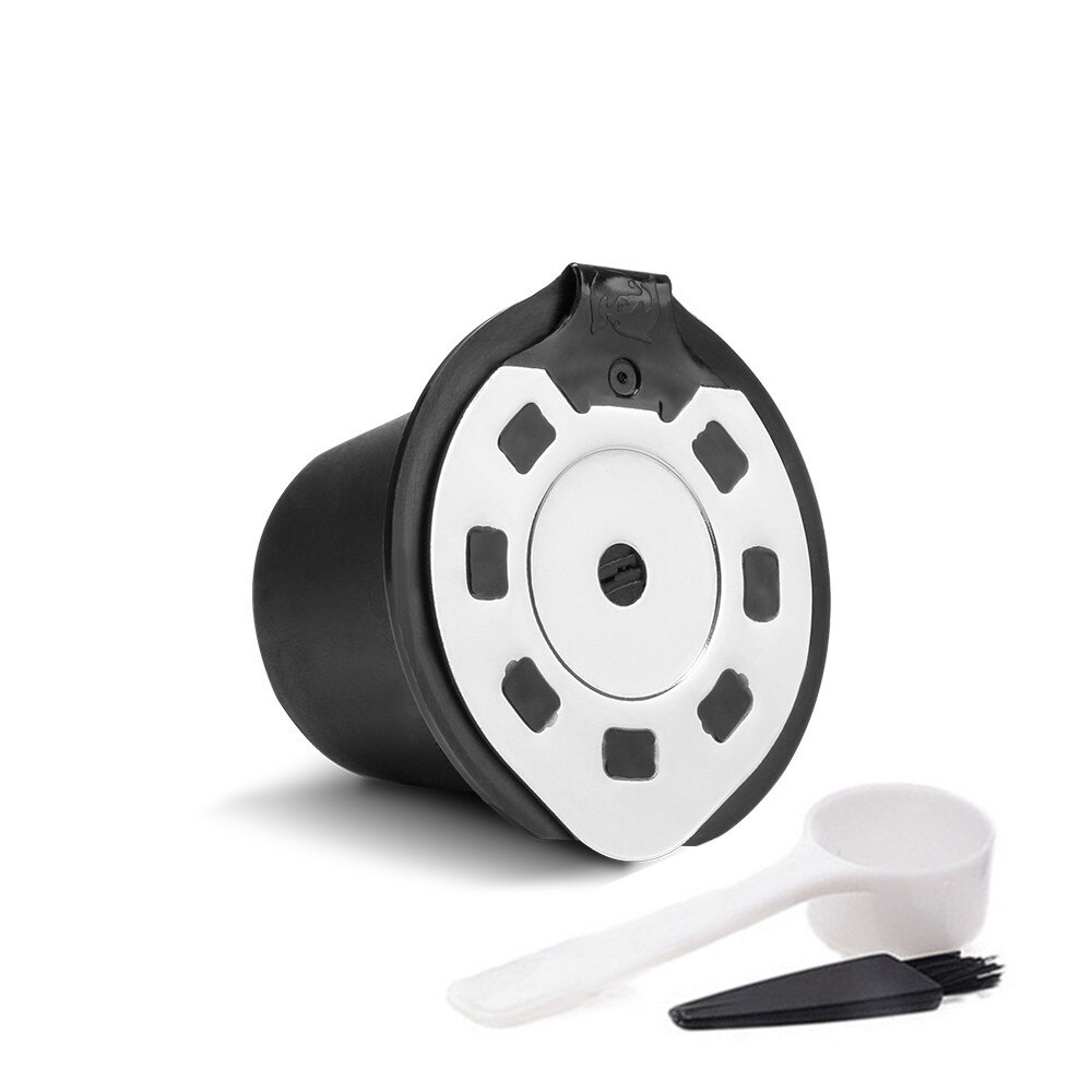 Verbeterde hervulbare espresso koffiefilters, koffiecapsules voor nespresso: 1 capsule