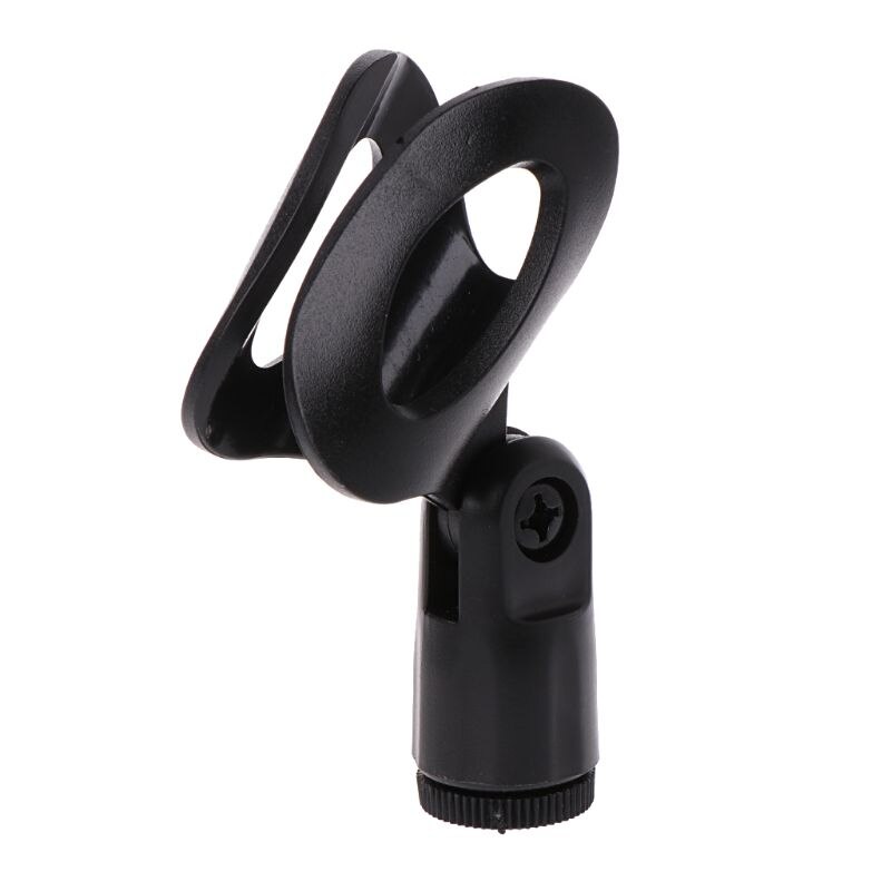 Foldable Desktop Tripod Mic Stand Adjustable Angle Foldable Table Tops Microphone Mount Holder Stand Bracket Plastic Black