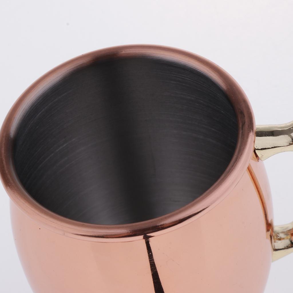 Mini Moscow Mule Copper Mugs, 2-Ounce Cocktail Beverage Drinking Mug