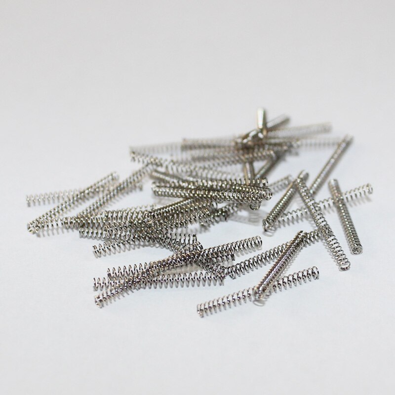 Kleine drukveren draad diameter 0.4mm, buitendiameter 3mm tot 10mm, Lengte 25mm
