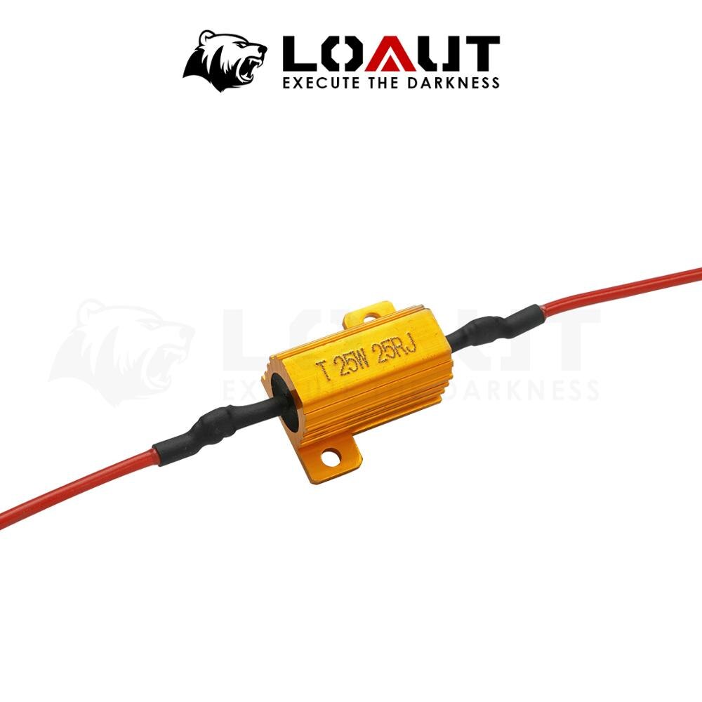 2-Pack Load Resistors – LED Turn Signal Flash Rate Controllers For Any Motorcycle