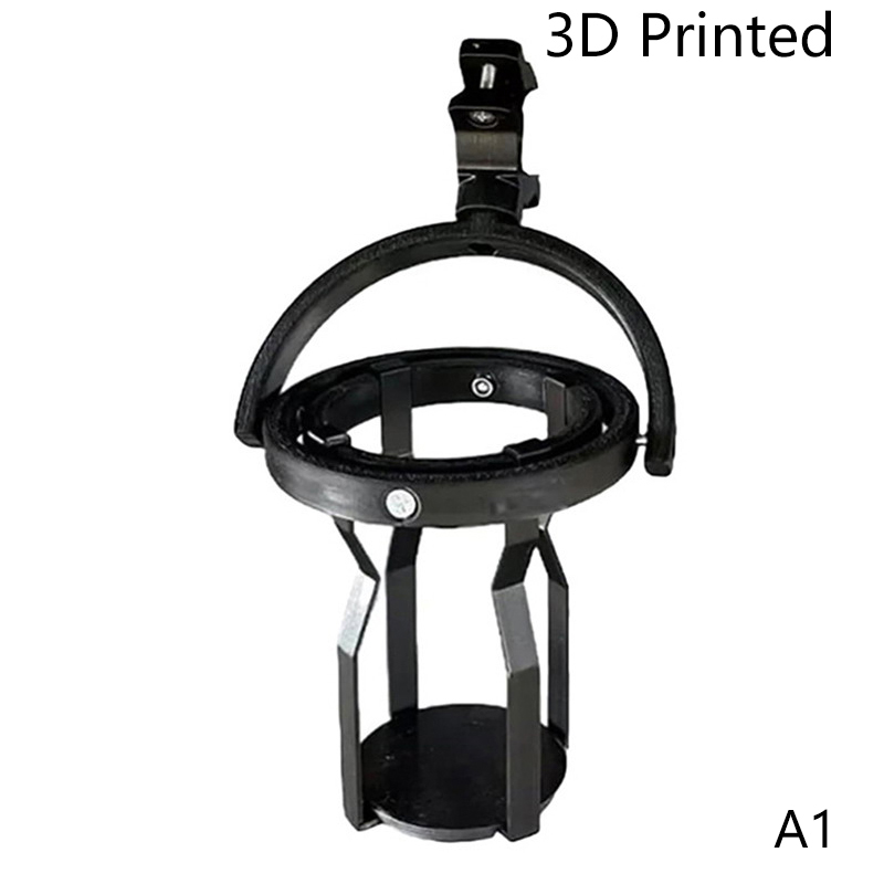 Gyroscopic Cup Holder 3D Printed Motorcycle Drink Holder No Spill Self Leveling Cup Holder Clamp Adjustable Hanging Cup Holder: black