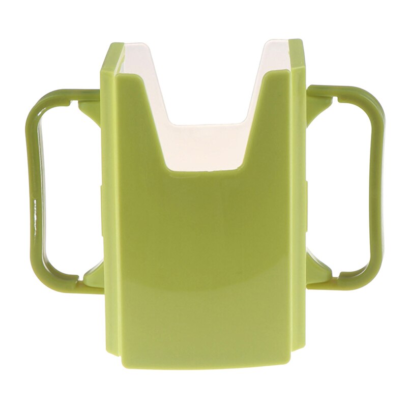 Taza para botella, porta leche, ajustable, de plástico seguro, para bebé, caja para zumo para bebé: green