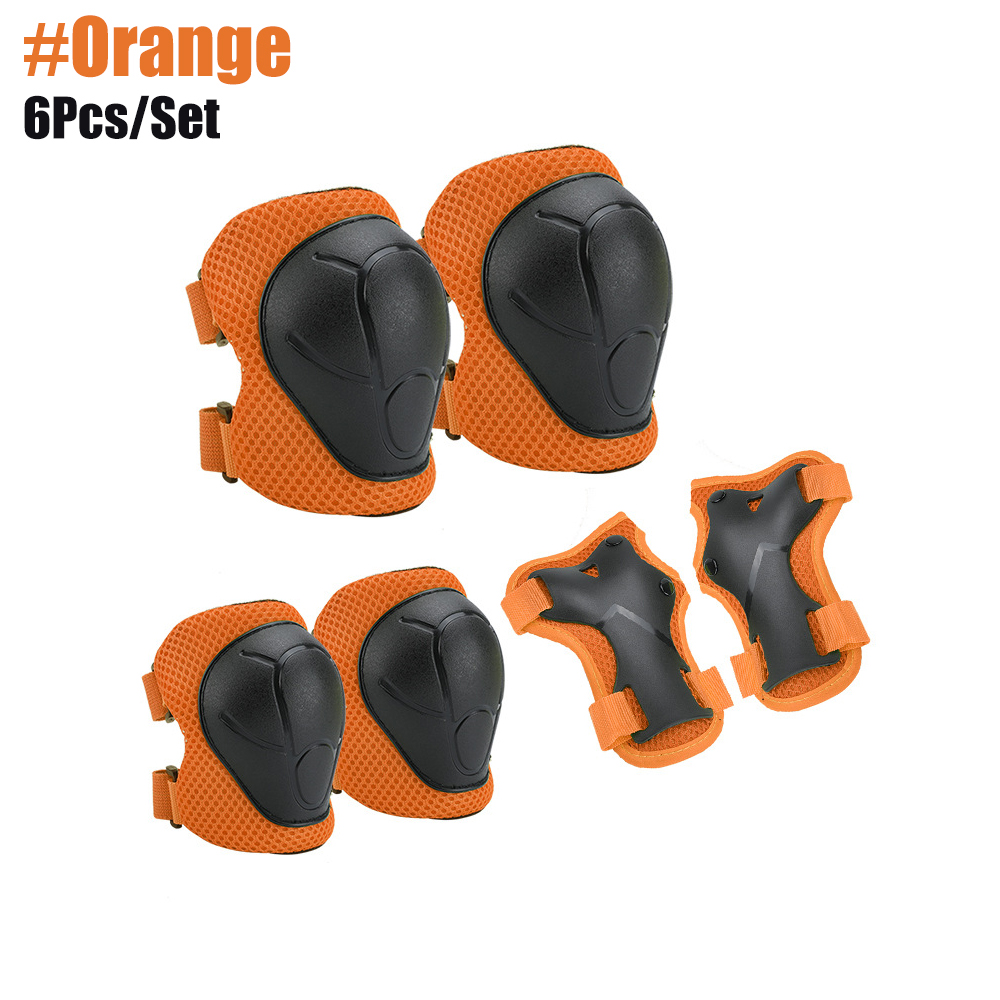 Rodilleras para niños, coderas para niños de 3 a 7 años, conjunto de seguridad de equipo protector 6 en 1 con protector de muñeca para patinaje y ciclismo,: Gris claro