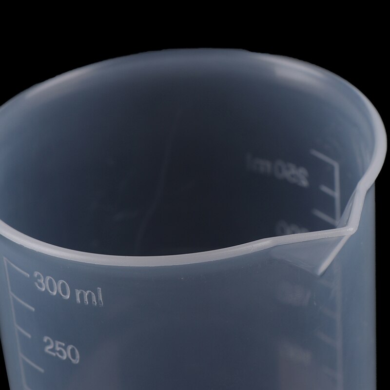 ! 2 stk gennemsigtigt køkken laboratorium plast volumetrisk bæger målekop 250ml/150ml/100ml/50ml/25ml