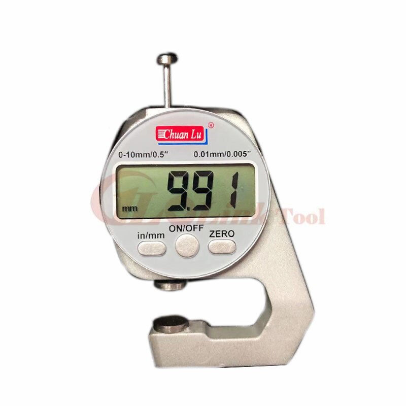 Mini jauge numérique d'épaisseur 0.01mm, grand écran LCD, indicateur électronique à cadran, outil de mesure d'épaisseur d'éponge