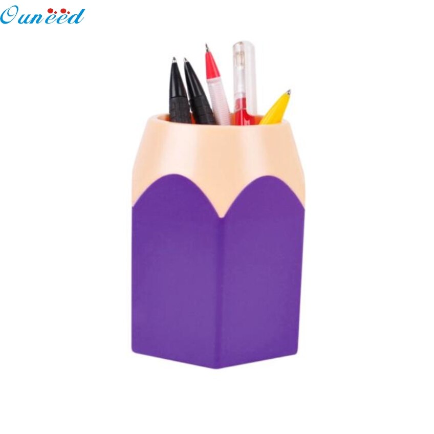 Ouneed happy make-up kwast potlood pennenpotje briefpapier