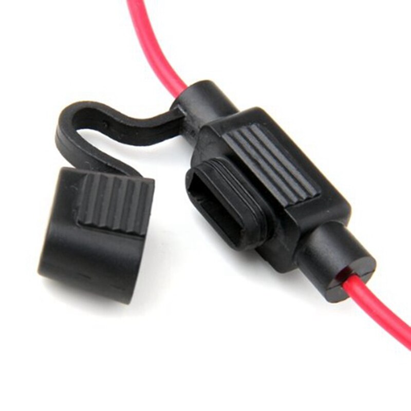 1Pcs 14AWG Draad In-Line Auto Automotive Blade Zekering Zekeringhouder 20A & 1Pcs Repeater Relais 4 pins 12V 40A