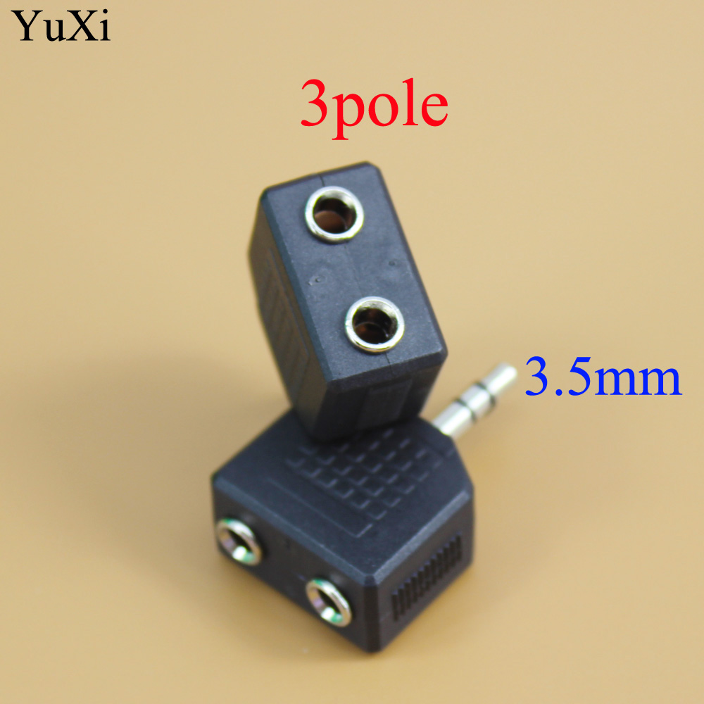 3.5mm/6.35 honkontakter  to 2 rca-hankontakter f/m eller m/f-hankontakter  to 2 dubbel rca-honkontakter av-stereoljudadapter y-kontakt splitterkontakt: Orange