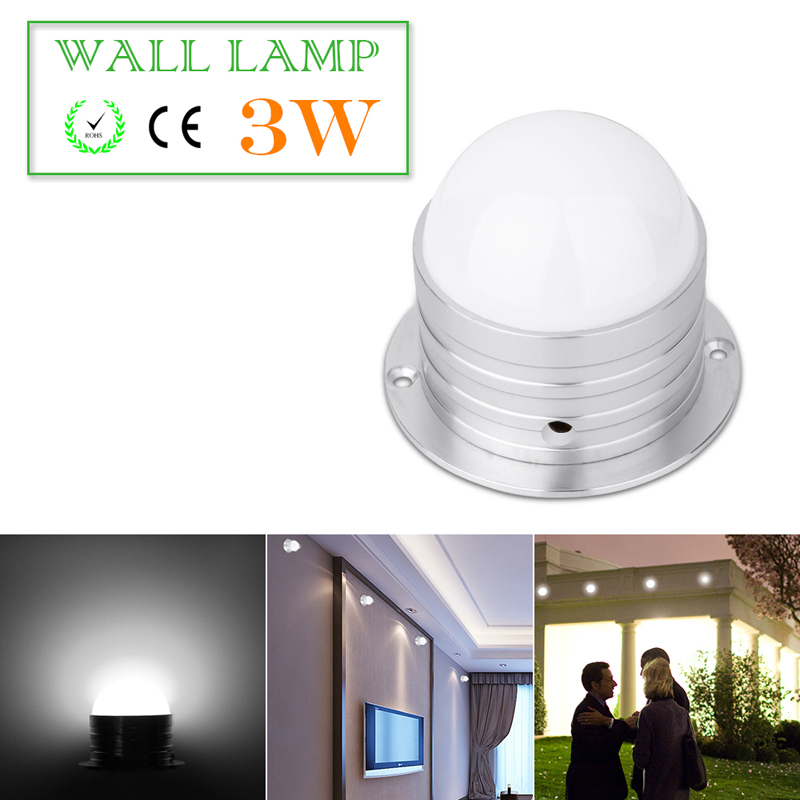 LemonBest 3 W Veranda Lichten LED Waterdichte Wandlamp voor Plaza Doorway Tuin KTV Bar Restaurant Buitenverlichting AC 85-265 V