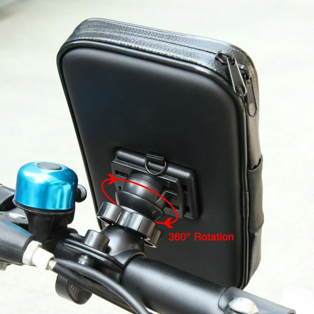 Fiets Motorfiets Mobiele Telefoon Houder Voor Motor Stand Waterdichte Tas Cover Handlebar Mount Houder Voor Iphone X Huawei