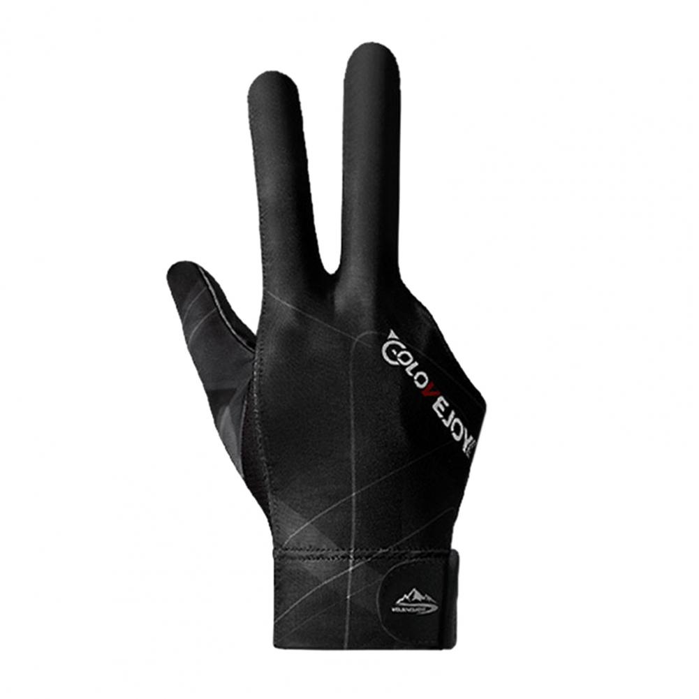 3 Fingers Billiards Gloves Enhanced Grip Left Right Hand Table Tennis Gloves Anti-slip Breathable Snooker Gloves: XXL / Blue