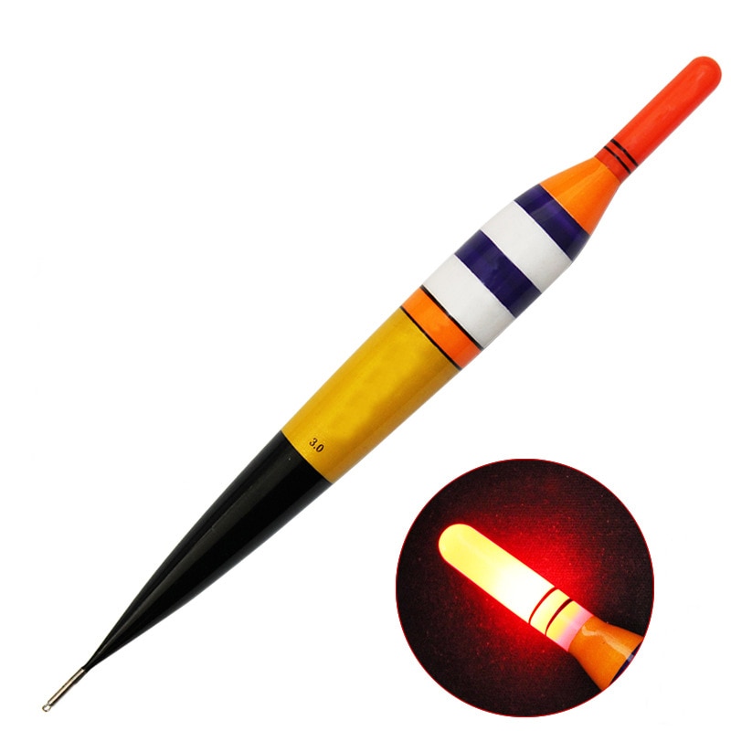 1Pcs LED Electronic Fishing Float Luminous Float Light Fishing Buoy Bobbers Float Light Stick Night Fishing Tackle Tool