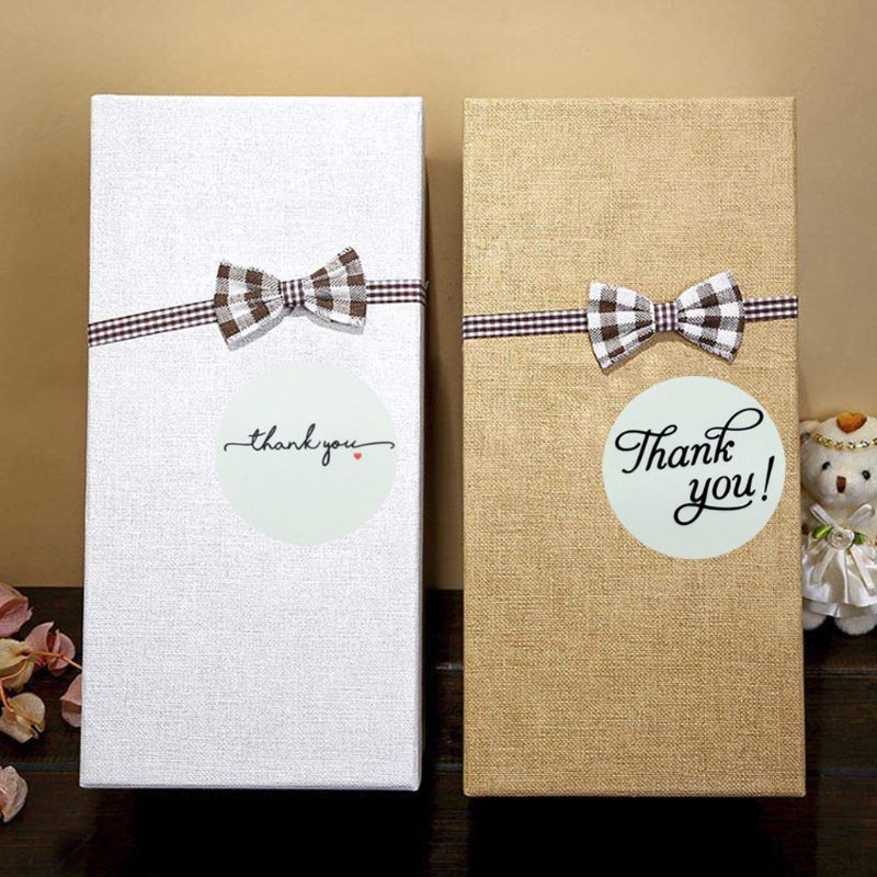 500 stuks bedankstickers zegellabel scrapbooking bakzakken bruiloftdecoratie  d0ja