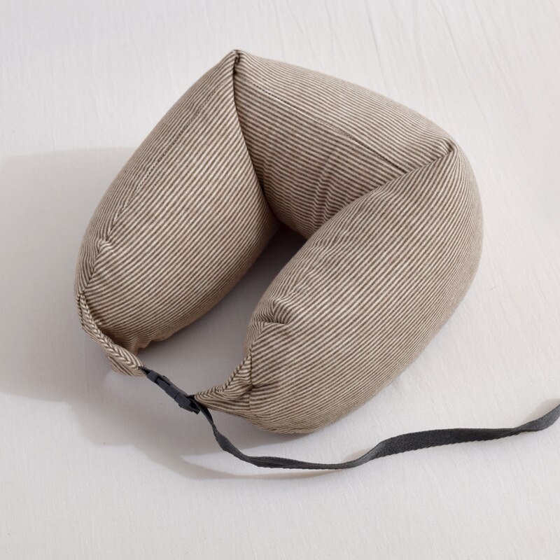 Japanese Lightweight Cotton U-shaped Pillow Pure Cotton Airplane Pillow Travel Pillow Neck Pillow: color4