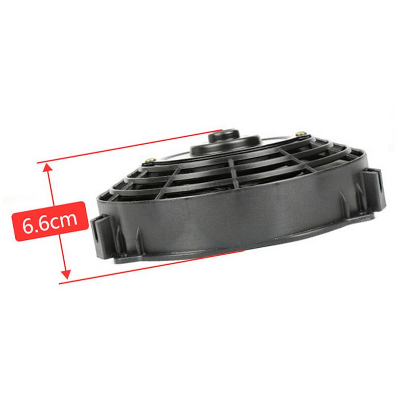 Universal 8 inch 12V Cooling Fan Electric Condenser Black Car air conditioning system for Street/Rat Rod Classic Muscle Car